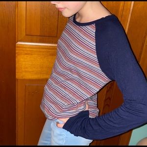 *SOLD* Aeropostale striped jersey style shirt